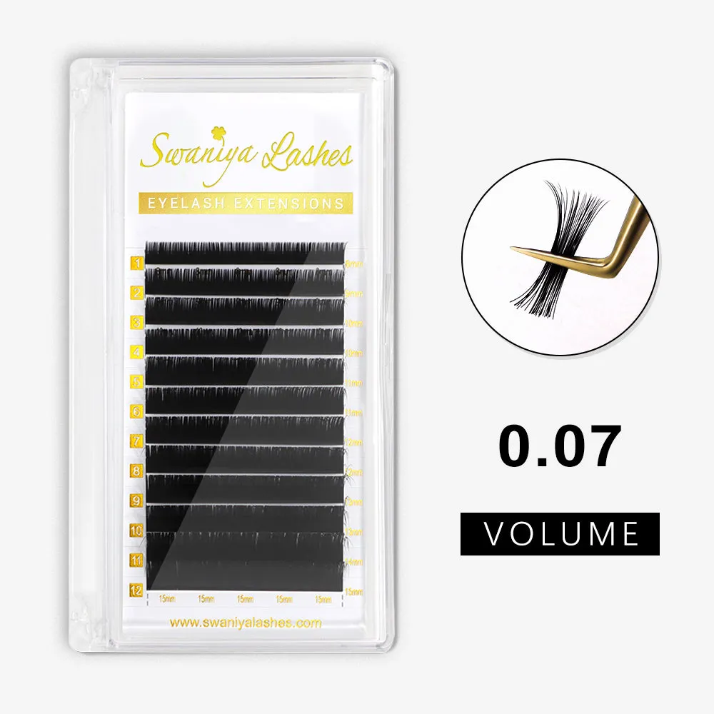 0.07mm Cashmere Russian Volume Eyelash Extensions