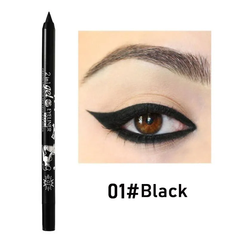 10 Colors Long-lasting Eye Liner Pencil Waterproof Pigment Green Brown Black Eyeiner Pen Women Fashion Eye Makeup Cosmetic TSLM1
