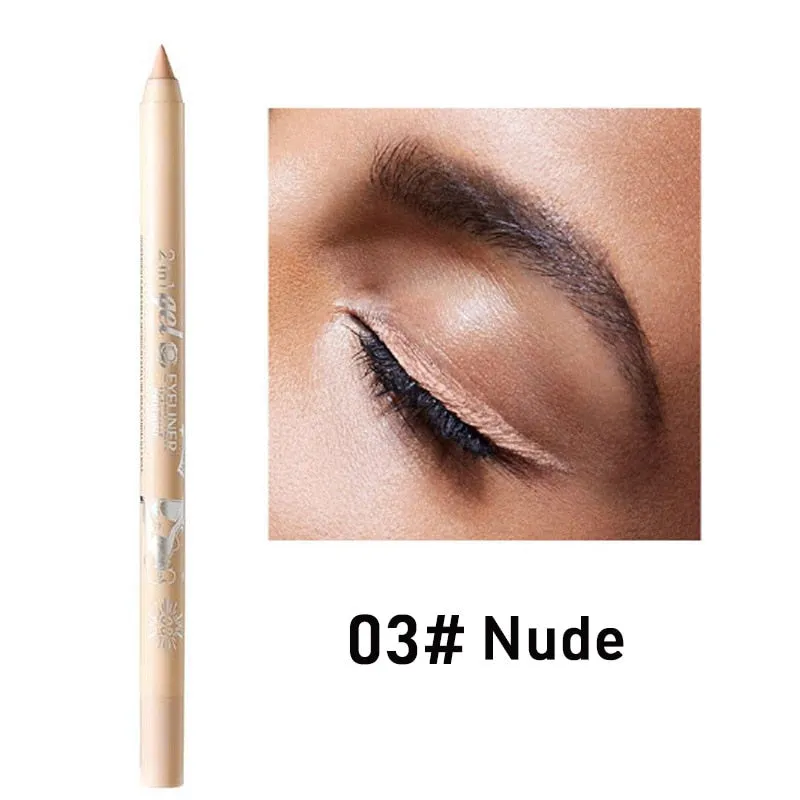 10 Colors Long-lasting Eye Liner Pencil Waterproof Pigment Green Brown Black Eyeiner Pen Women Fashion Eye Makeup Cosmetic TSLM1