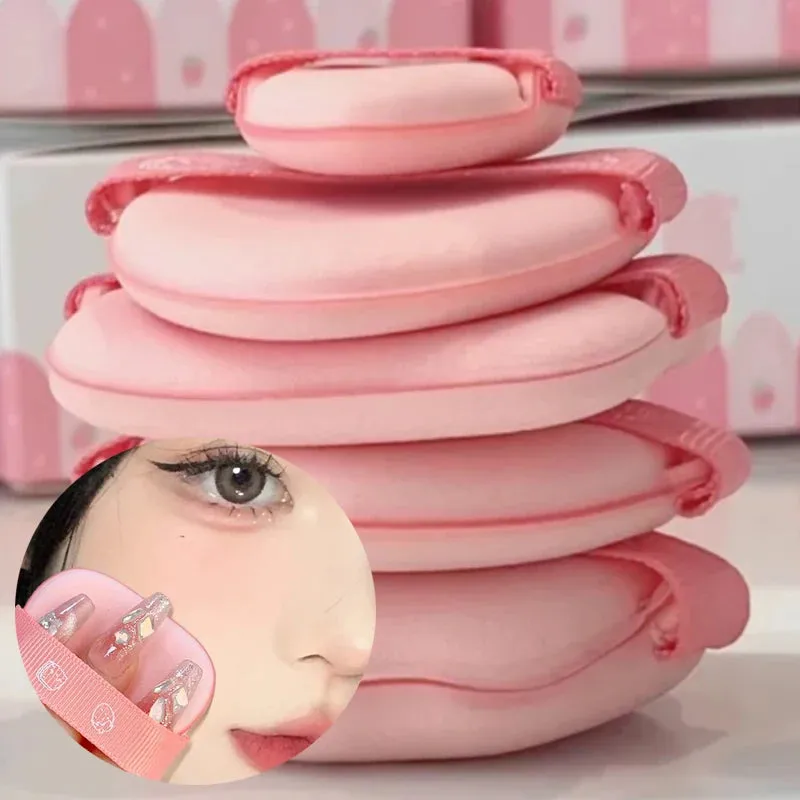 10PCS Strawberry Cosmetic Puff for Soft Dry and Wet Makeup