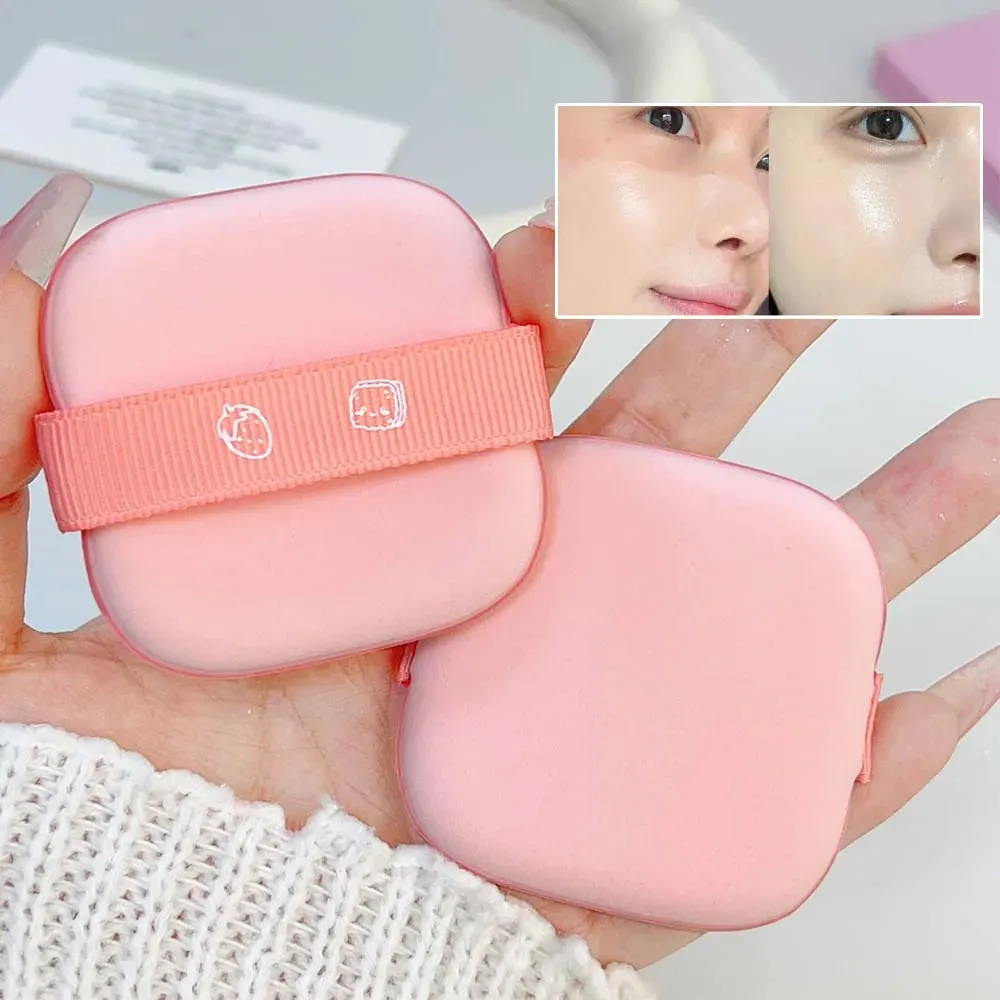 10PCS Strawberry Cosmetic Puff for Soft Dry and Wet Makeup