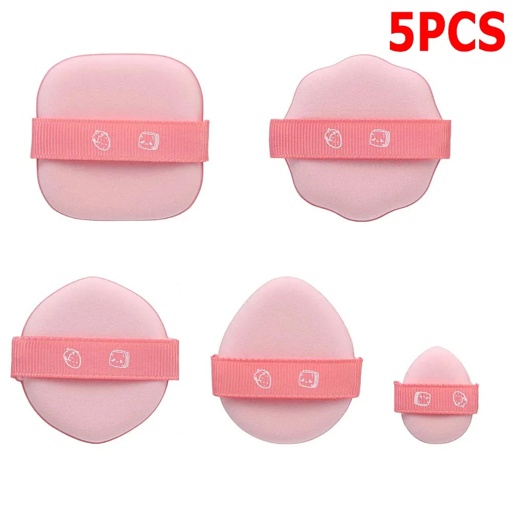 10PCS Strawberry Cosmetic Puff for Soft Dry and Wet Makeup