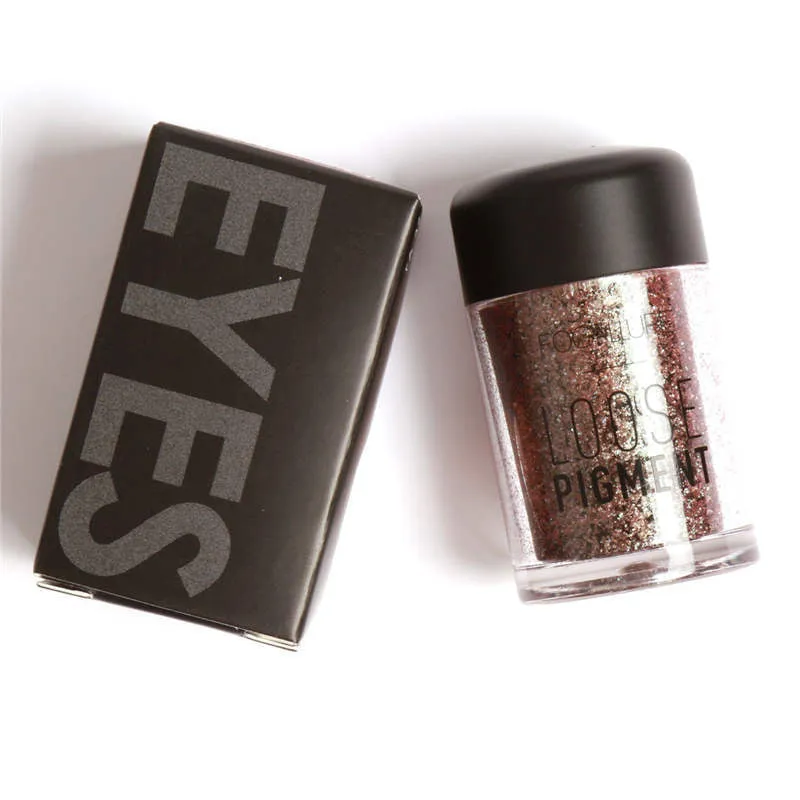 18 Colors Glitter Eyeshadow Powder Waterproof Loose Shimmer  Pigment