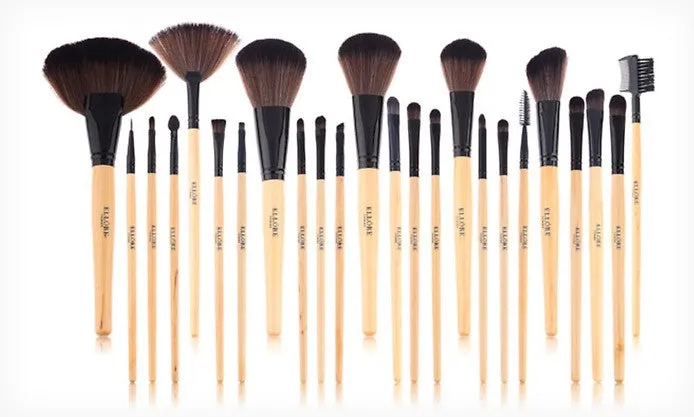 24-Piece Professional Makeup Brush Set