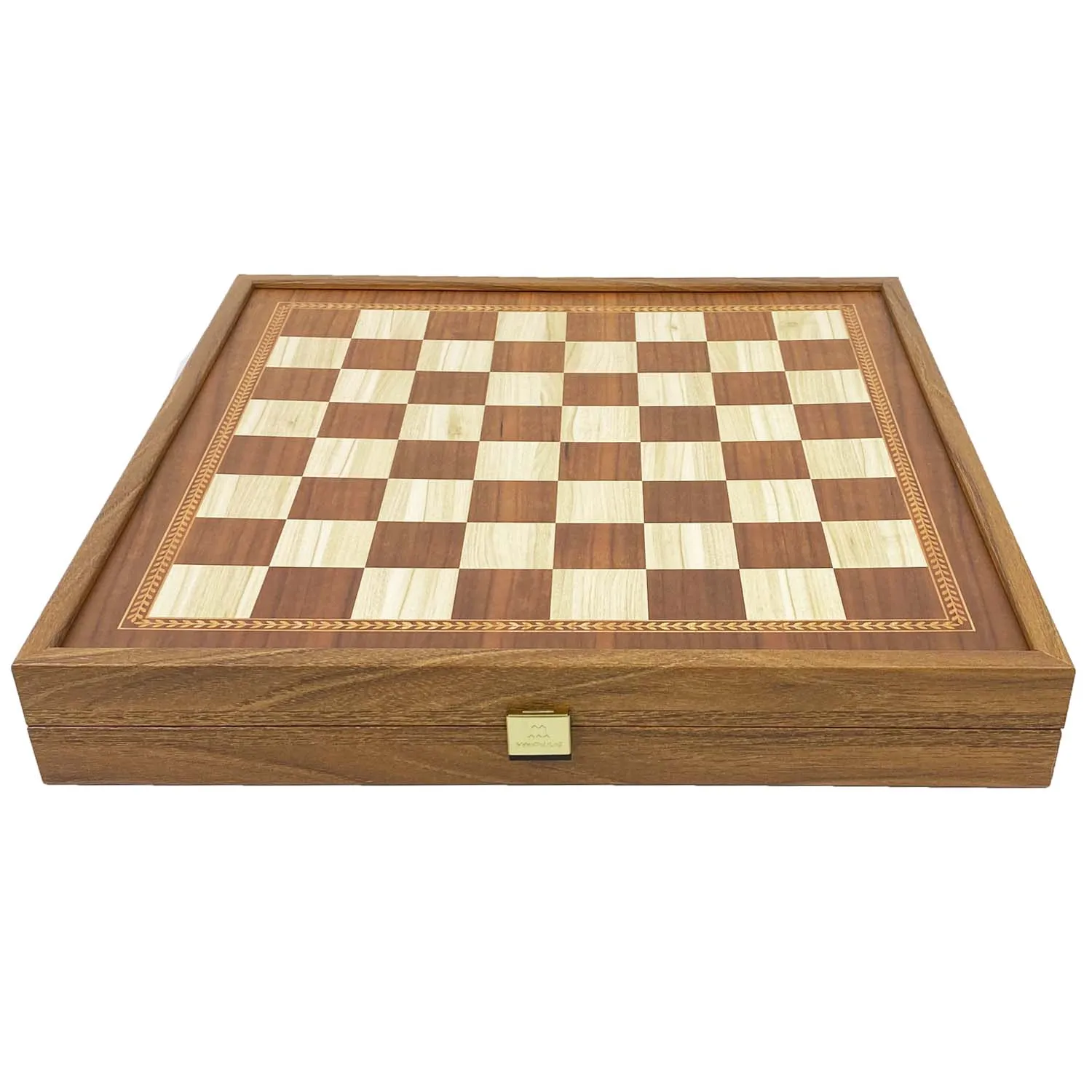 3-IN-1 COMBO GAMES | 41cm | Chess, Backgammon, Checkers | CLASSIC | Handmade Walnut Replica Wooden Case | STP36E