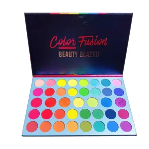 39 Shades Matte Shimmer Metallic Eye Shadow Pallet Long Lasting Bright Colorful Rainbow Eyeshadow Palette Color Fusion Highly Pigment Makeup Pallet