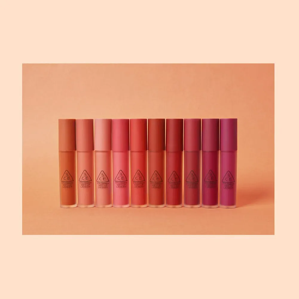 3CE New Soft Lip Lacquer 6g #TAWNY RED Brick Orange Color Long lasting Tint
