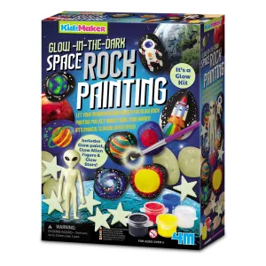 4M Kidzmaker / Glow In The Dark Space Rock Painting