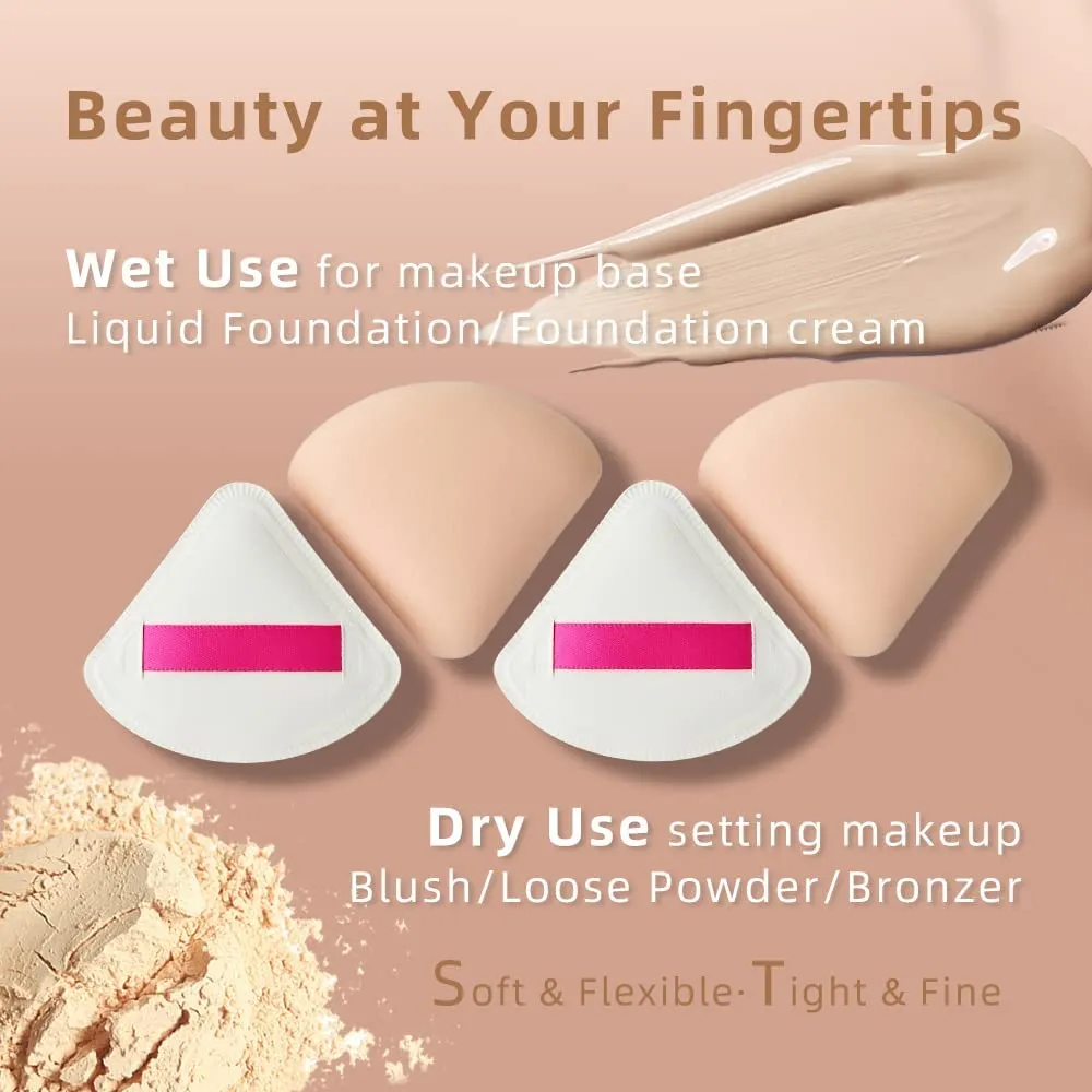 4Pcs Foundation Sponge Air Cushion
