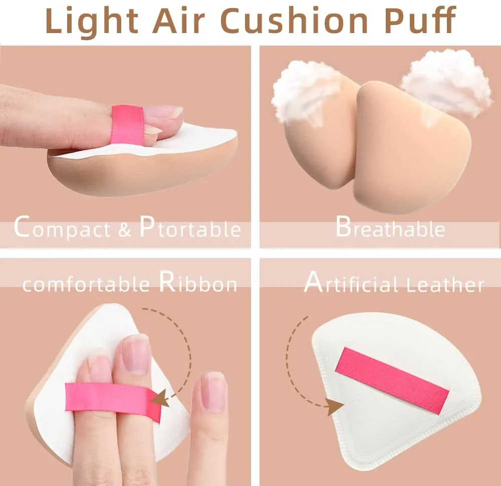 4Pcs Foundation Sponge Air Cushion