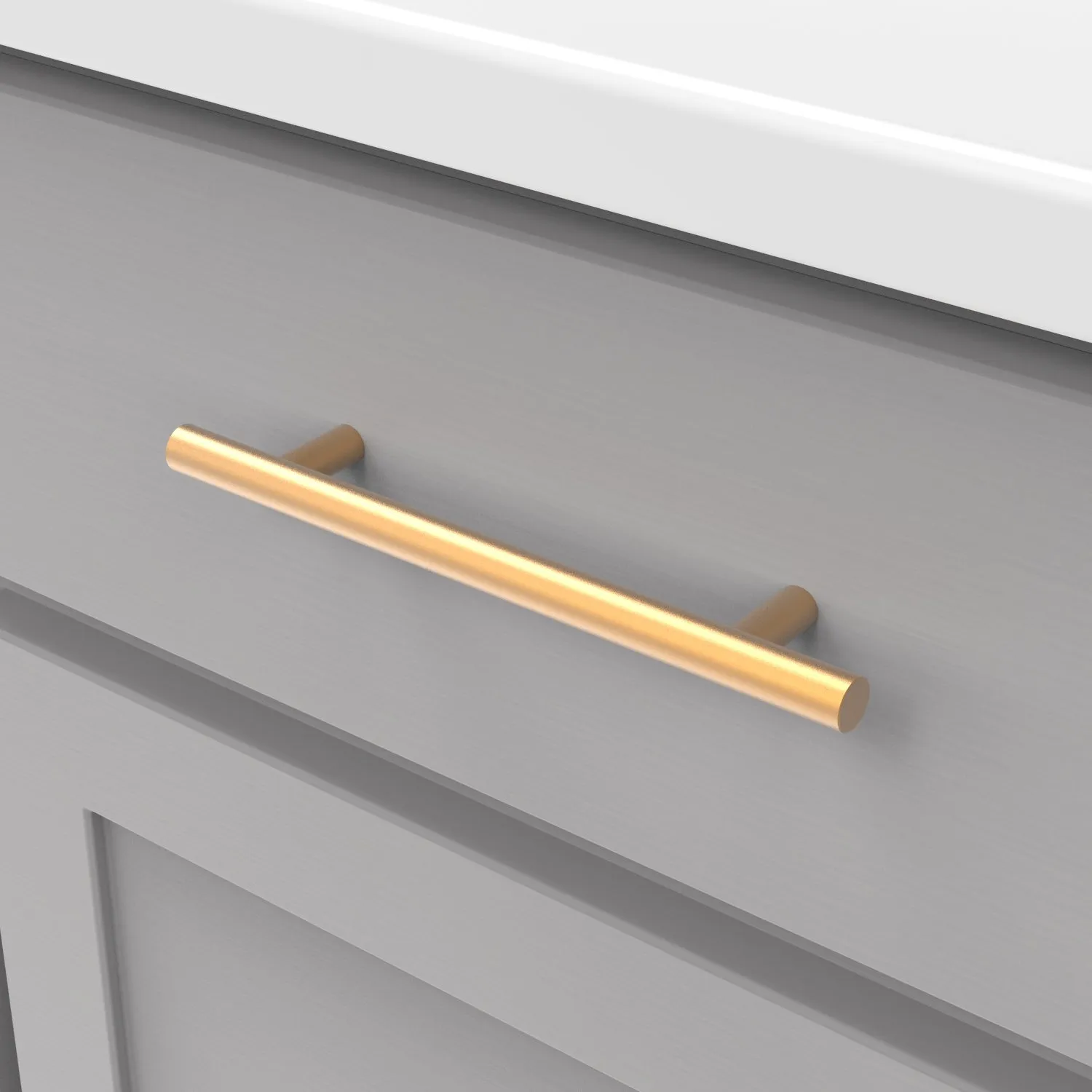 5-1/16 Inch (128mm) Center to Center Heritage Designs Contemporary Bar Pull (10-Pack)