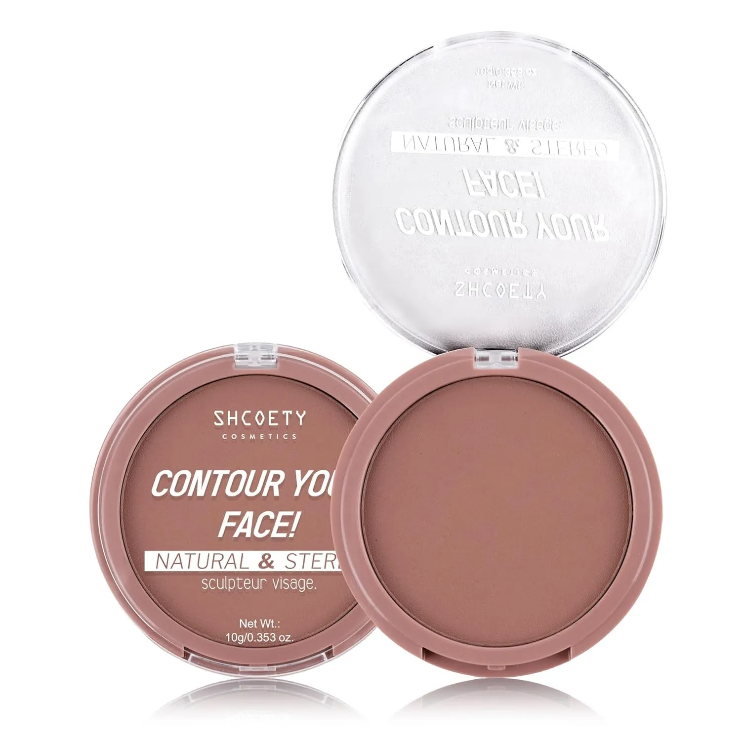 5 Color Contouring Powder Matte Long Lasting Waterproof Oil Control Loose Powder Non-sticking Powder Non-Removing Makeup Foundation (SH8024-02, 0.353oz)