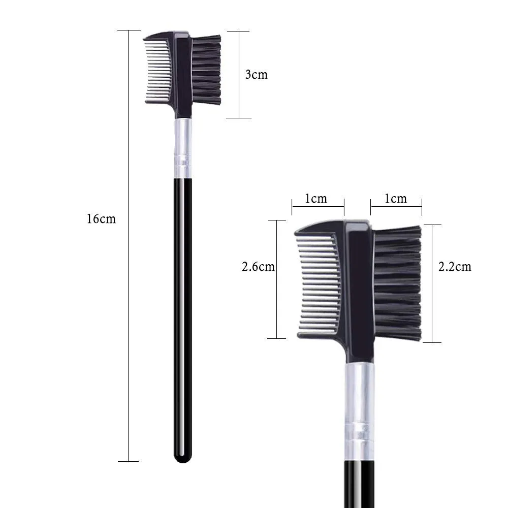 5 PCS Eyelash Comb and Eyebrow Brush Comb, Eyebrow Eyelash Brush Makeup Tool for Eyelashes extension