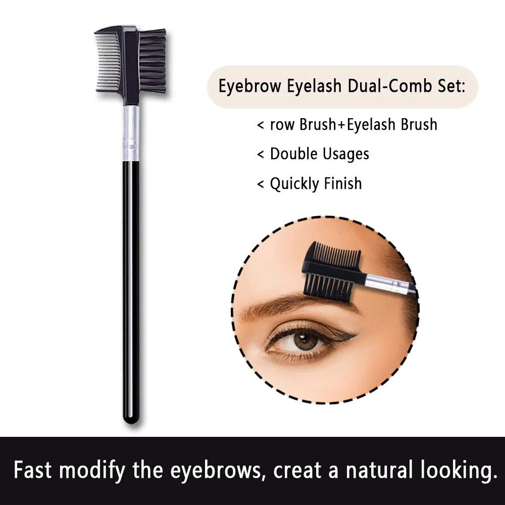 5 PCS Eyelash Comb and Eyebrow Brush Comb, Eyebrow Eyelash Brush Makeup Tool for Eyelashes extension