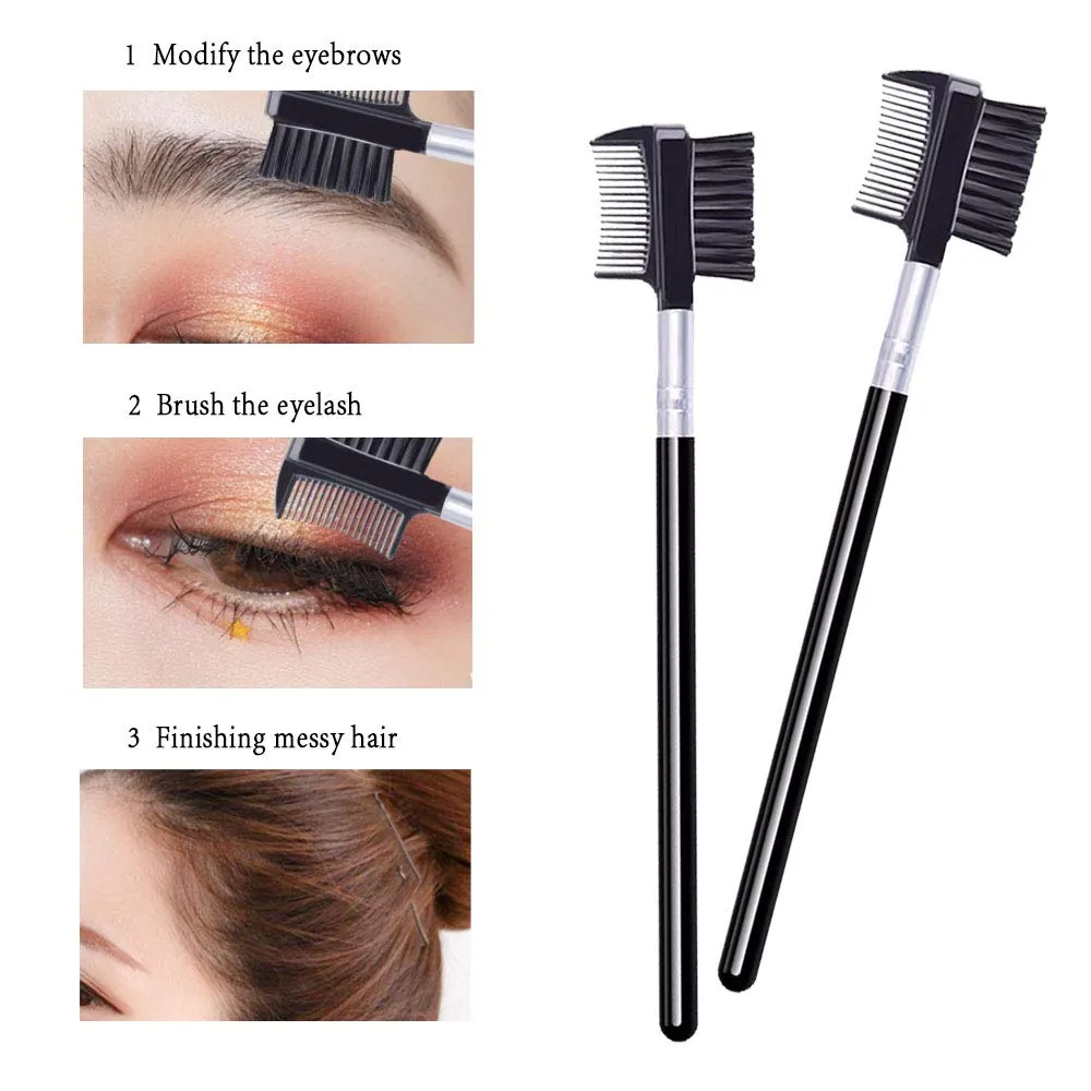 5 PCS Eyelash Comb and Eyebrow Brush Comb, Eyebrow Eyelash Brush Makeup Tool for Eyelashes extension