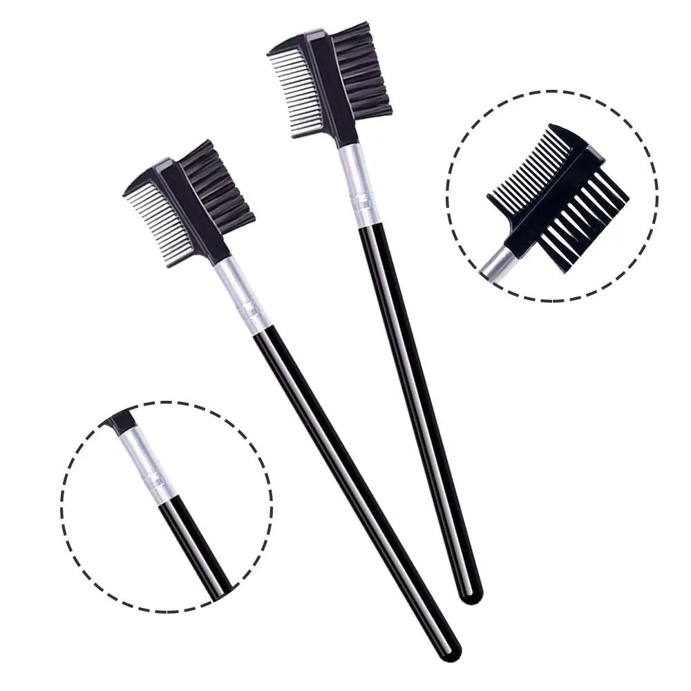 5 PCS Eyelash Comb and Eyebrow Brush Comb, Eyebrow Eyelash Brush Makeup Tool for Eyelashes extension