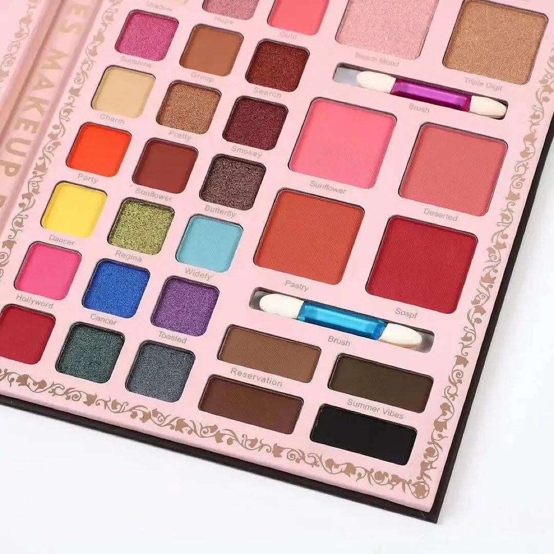 52 Colors All-in-One Eyeshadow Palette Beautiful Butterfly Pattern Kit