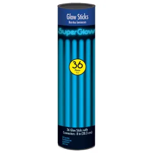 8" Glow Stick Tube - Blue (36)
