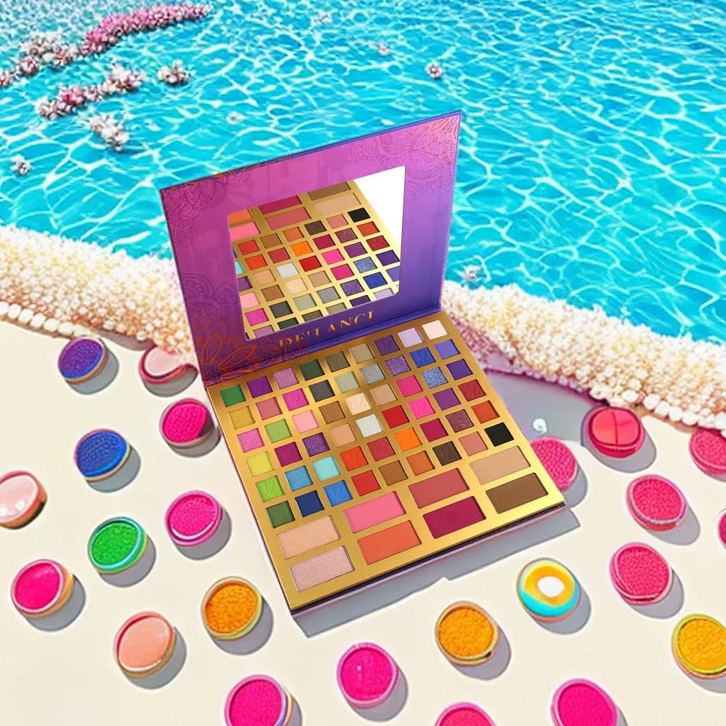 Afflano Big Makeup Palette for Beginners Women Natural Looks, All In One Large Eyeshadow Makeup Palette 62 Colors, Professional Durable Colorful Eye Shadow Makeup Pallet for Pro Travel Teen Cosplay