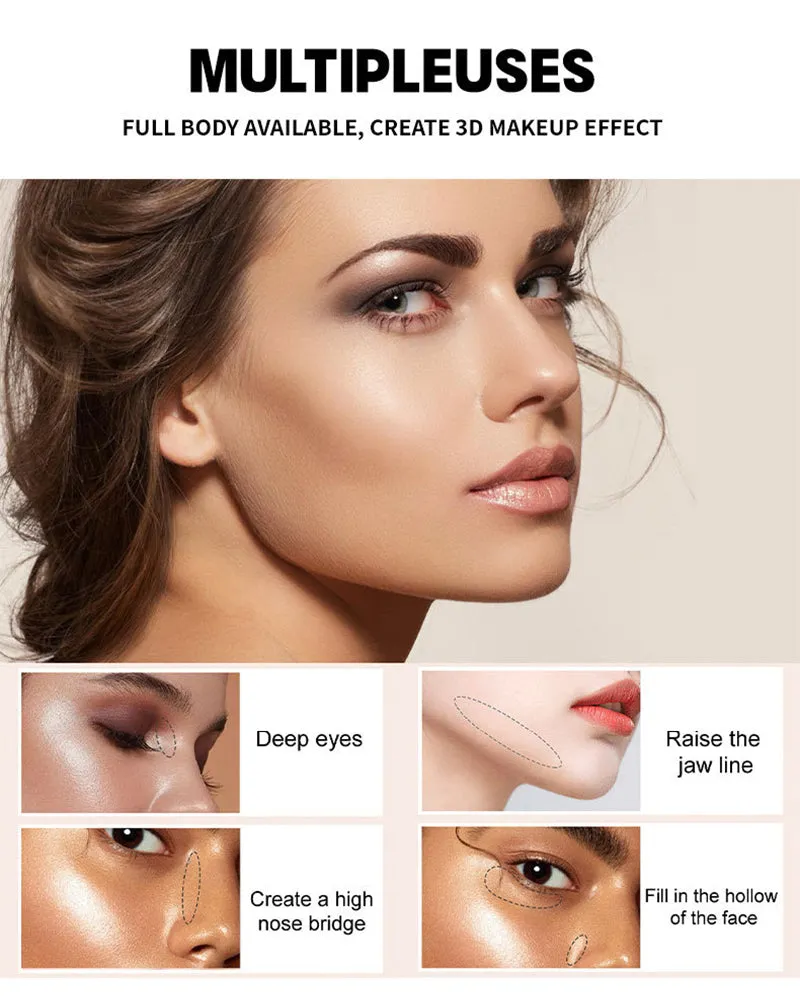 AHH-5 Colors silhouette Concealer 3D Highlighting Contour Stick