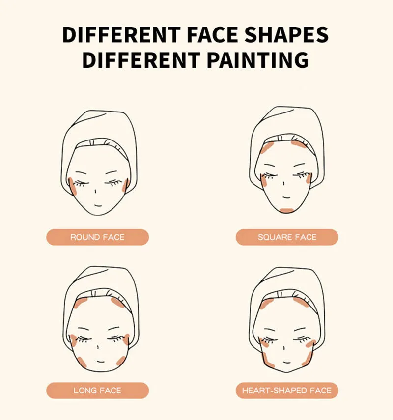 AHH-5 Colors silhouette Concealer 3D Highlighting Contour Stick