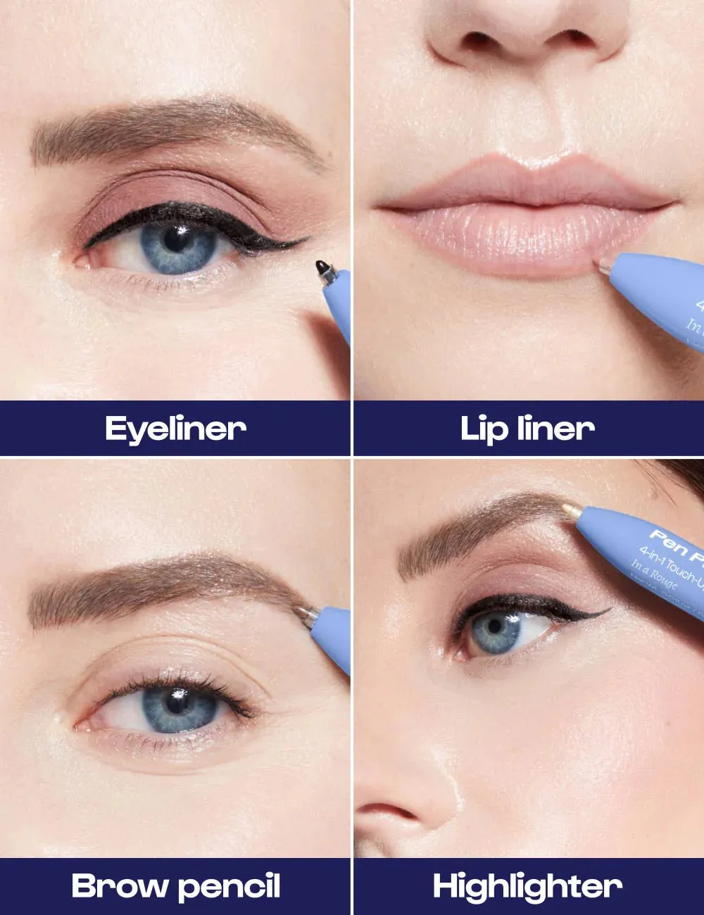 Alleyoop Pen Pal 4in1 Eye, Brow, Lip & Highlight Pen
