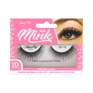 Amor Us Silk Mink Volume Lashes 3D Effect 3D-16