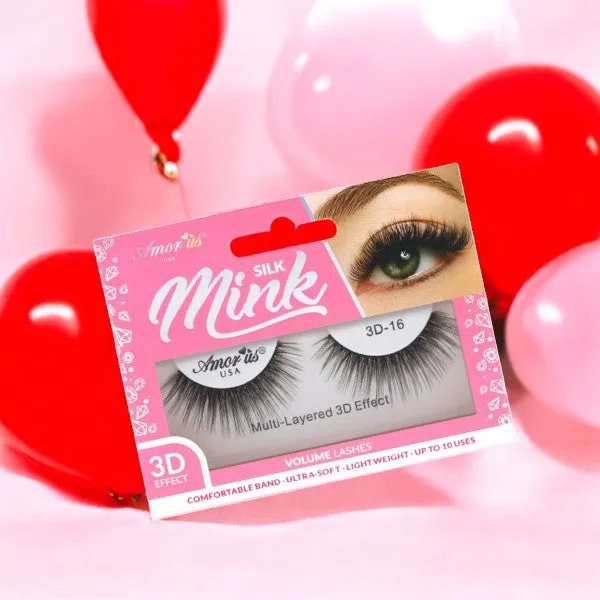 Amor Us Silk Mink Volume Lashes 3D Effect 3D-16