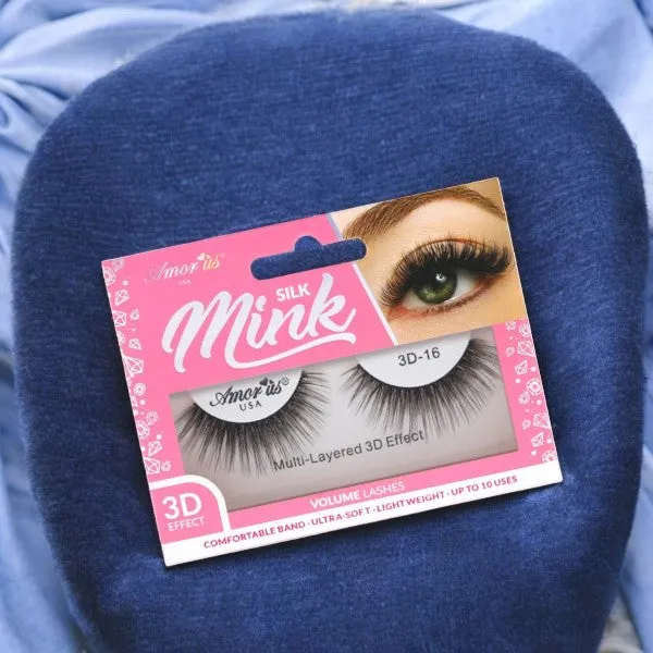 Amor Us Silk Mink Volume Lashes 3D Effect 3D-16