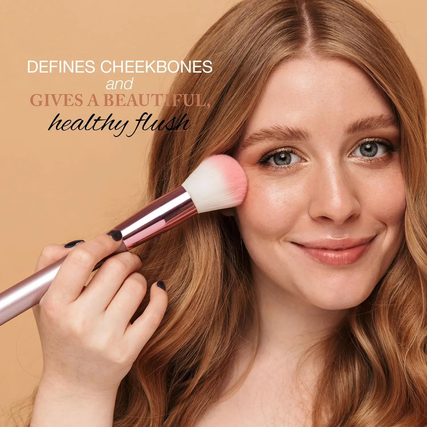 bellapierre Mineral Blush | Warm Dewy Complexion | Non-Toxic & Paraben Free | Hypoallergenic | Loose Powder - 0.3-Ounce – Suede