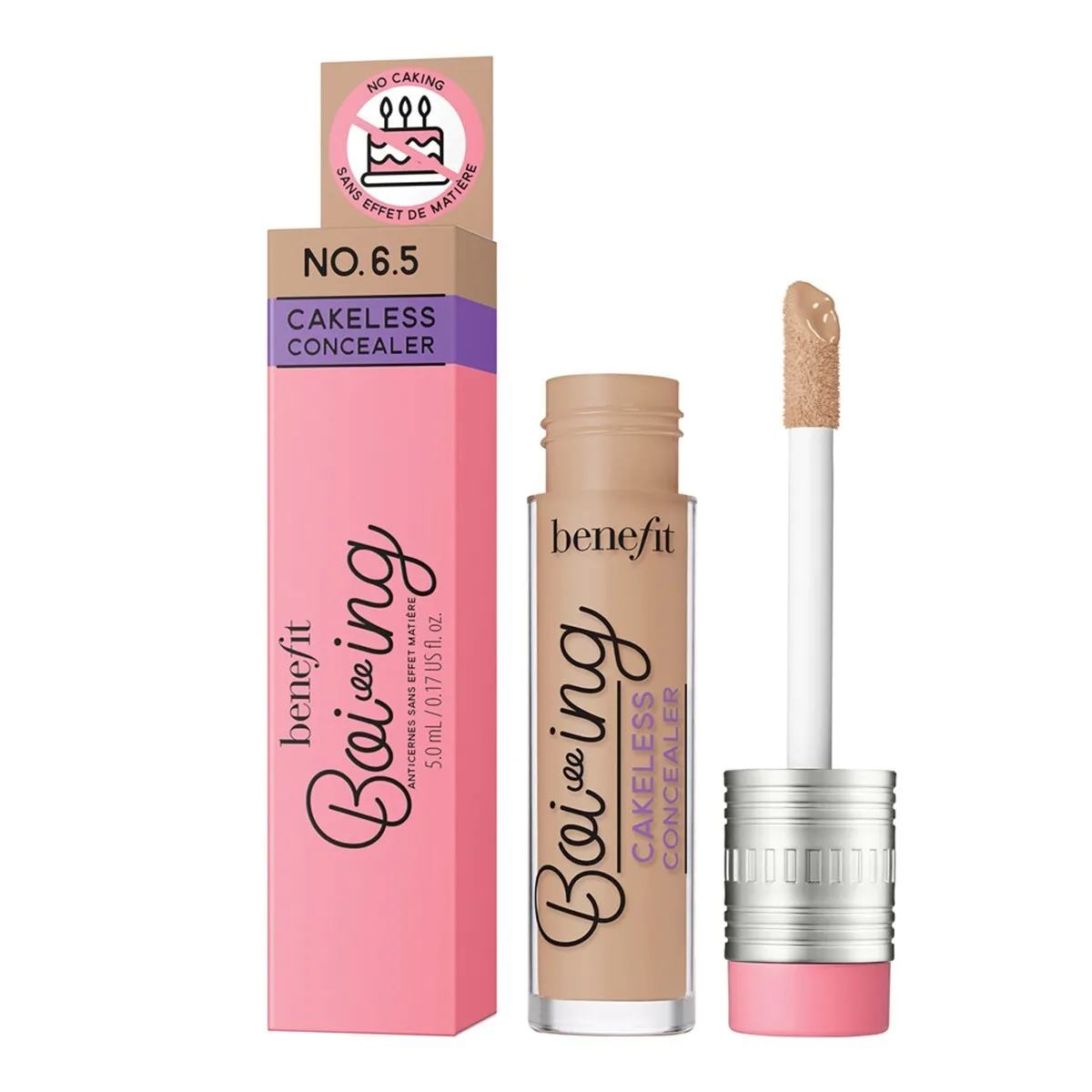 Benefit Cosmetics Boi-ing Cakeless Full Coverage Liquid Concealer 6.5 Medium Neutral