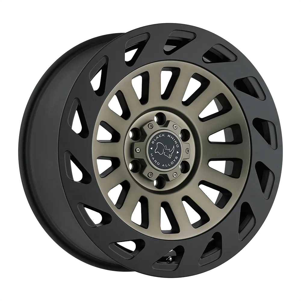 Black Rhino Madness 18X9 8X170 -12 mm Dark Tint Machine Face W/ Matte Black Lip