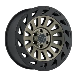 Black Rhino Madness 18X9 8X170 -12 mm Dark Tint Machine Face W/ Matte Black Lip