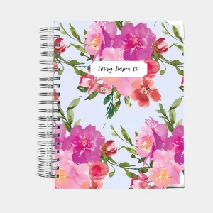 Blue Watercolor | All-In-One Planner (Daily, Weekly & Monthly)