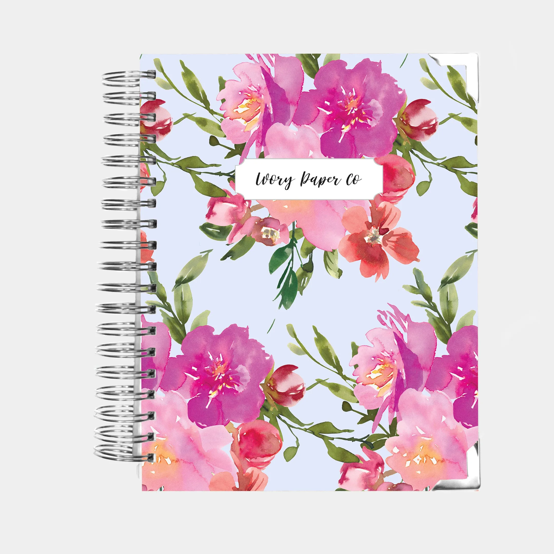 Blue Watercolor | All-In-One Planner (Daily, Weekly & Monthly)