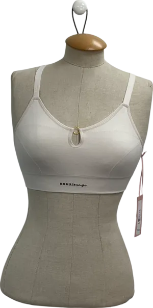 boux avenue Cream Contour Seamless Keyhole Bralette - Stone UK S