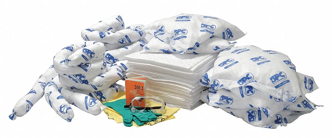 Brady Spill Kit Refill, Refill, Oil-Based Liquids, 23 gal - SC-CABINET-OF