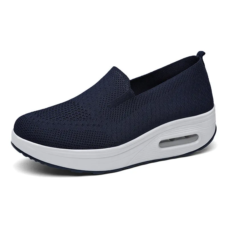 Breathable Sneakers Women Slip On,Fashion Men Mesh Casual Slip-On Sport Shoes Runing Platform Shoes