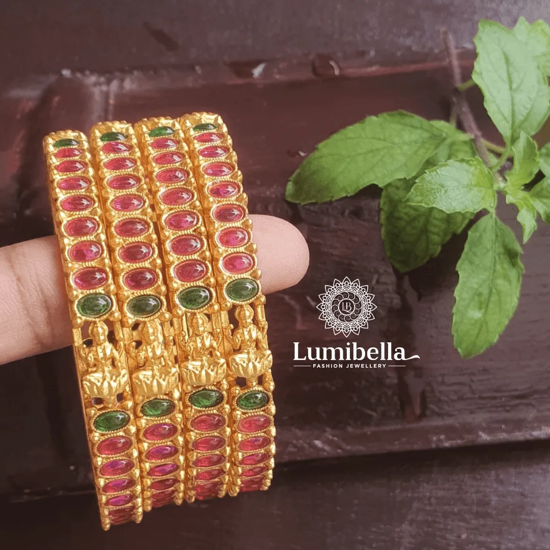 Bridal Temple Bangles 2*6