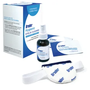 BRUDER Stye Care Bundle ( Single Eye Compress/Eyelid Cleansers) #18207