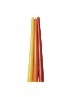 Candles in bright palette (set of 3)