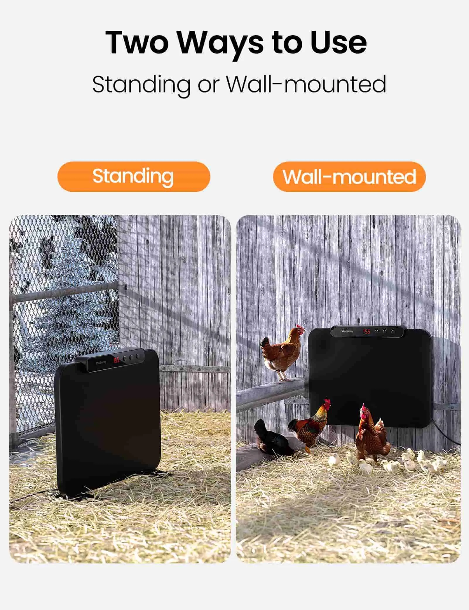 Chicken coop heater