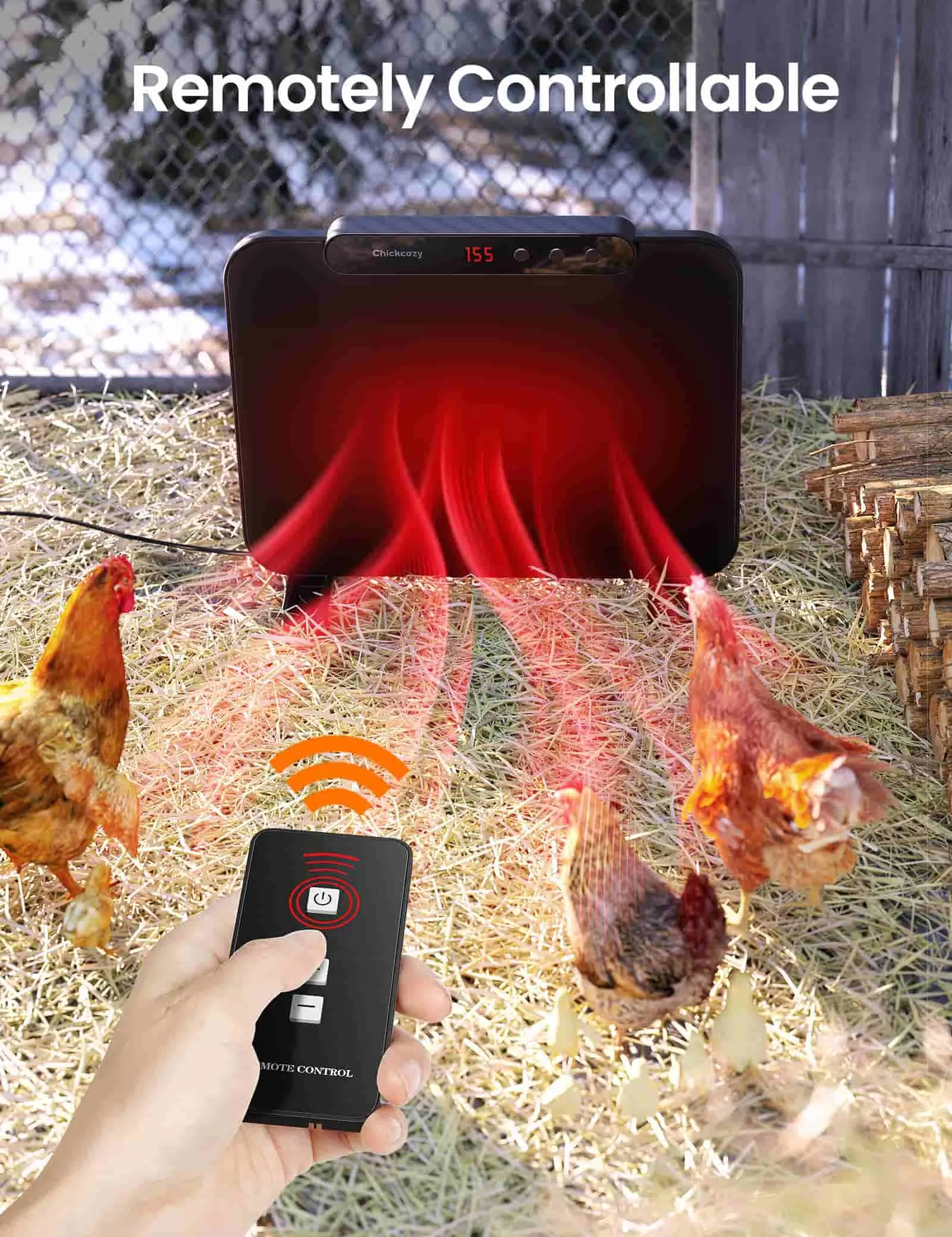 Chicken coop heater