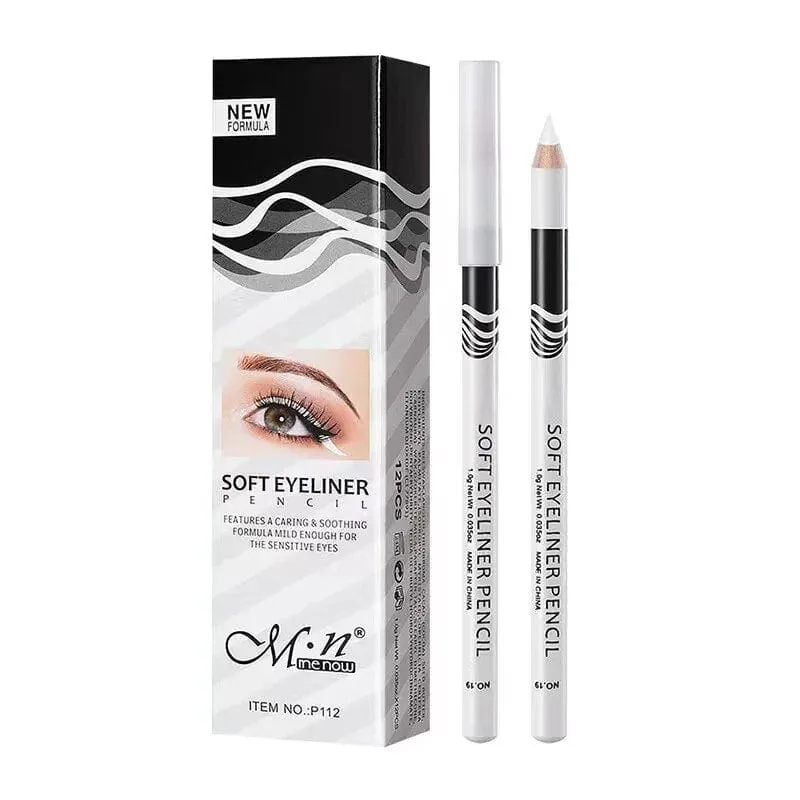Cleo White Eyeliner Pencil - Waterproof