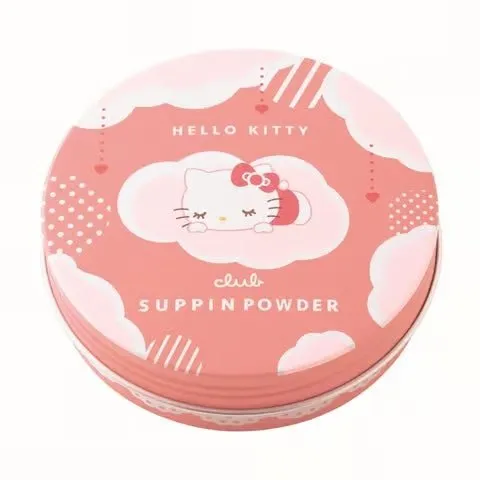 CLUB Suppin Powder C White Floral Bouquet Hello Kitty Limited 26g