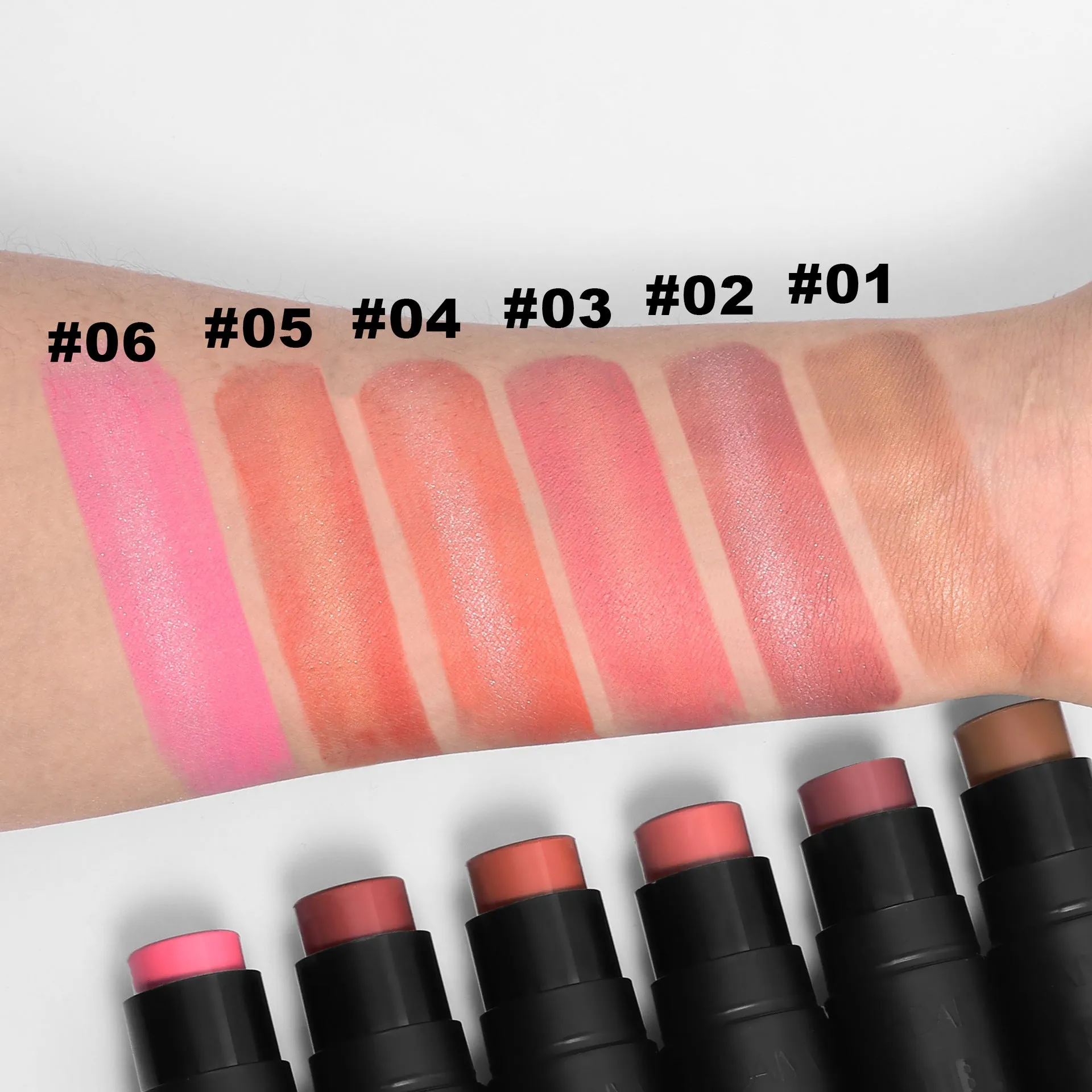Color Enhancing Solid Blush Stick: Highlighting Contour and Cheek Color Cream