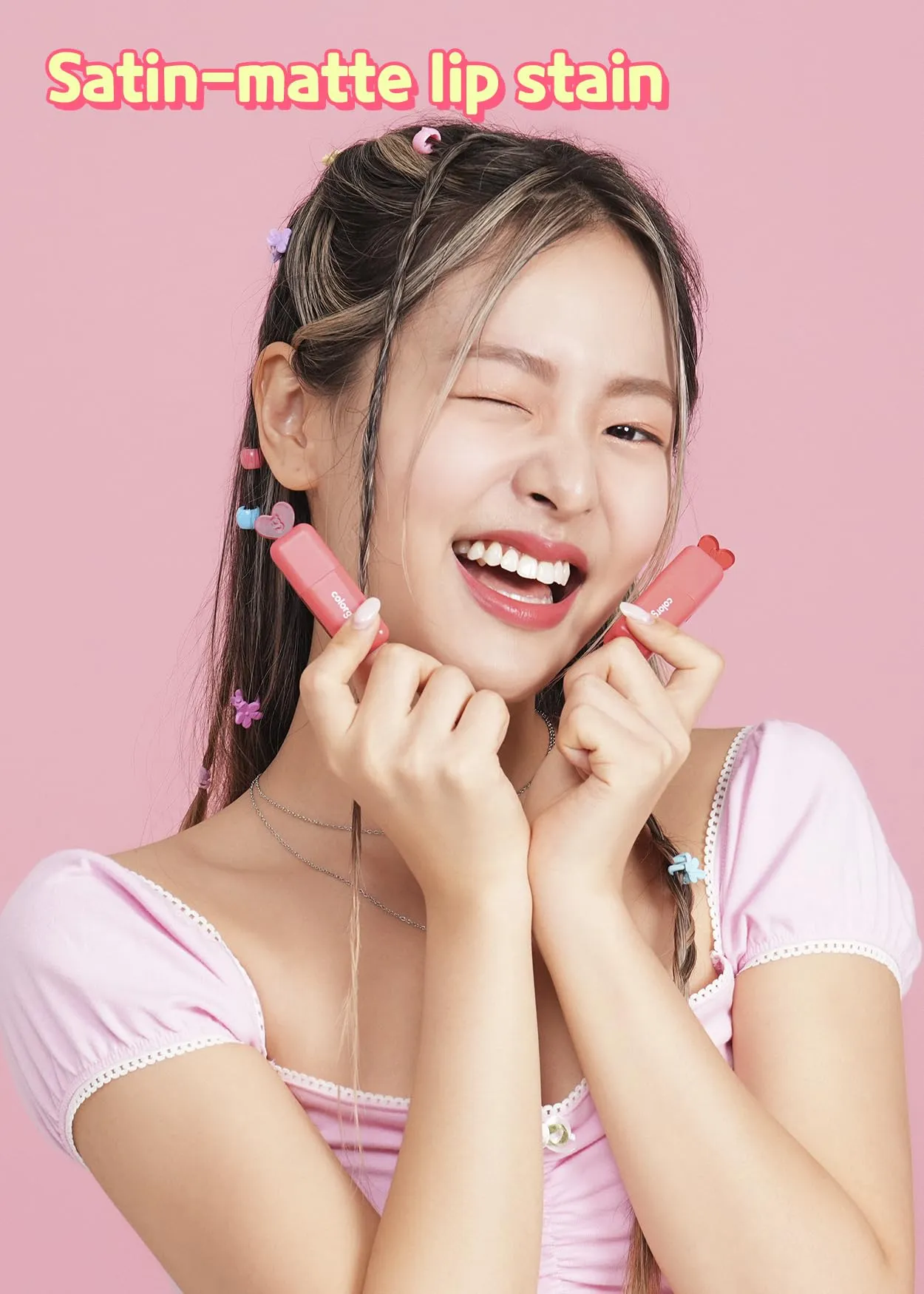 COLORGRAM Juicy Blur Tint 03 Class Apple | Daily Semi-Matte, Semi-Glossy, Long-Lasting Lip Stain, Moisturizing, Buildable & Blendable, highly Pigmented (0.12 Fl. Oz.)