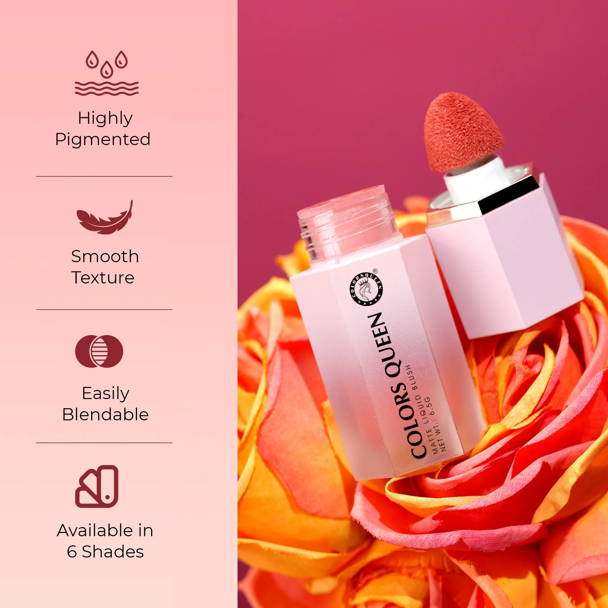 Colors Queen Matte Liquid Blush