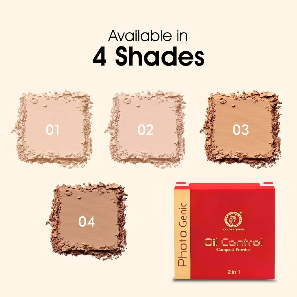 Colors Queen Photo Genic Oil Control Compact Powder