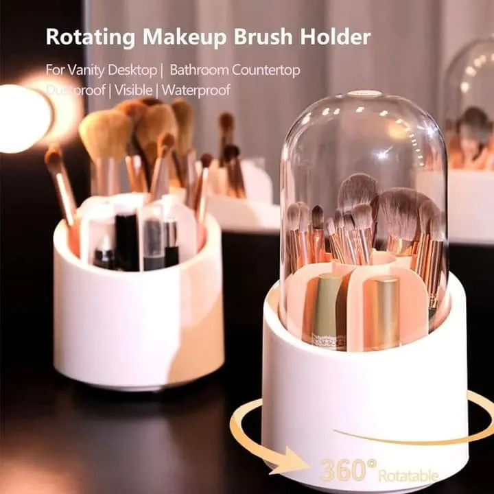 Covered Round Brush Holder